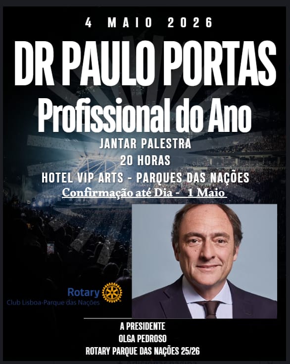 Jantar do Clube - Profissional do Ano: Paulo Portas